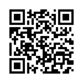 QR code with black and white pattern.
