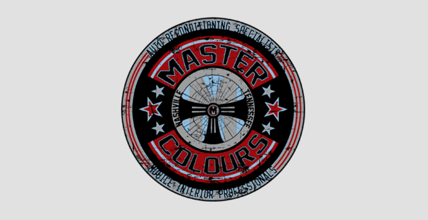 Master Colours logo with star design.