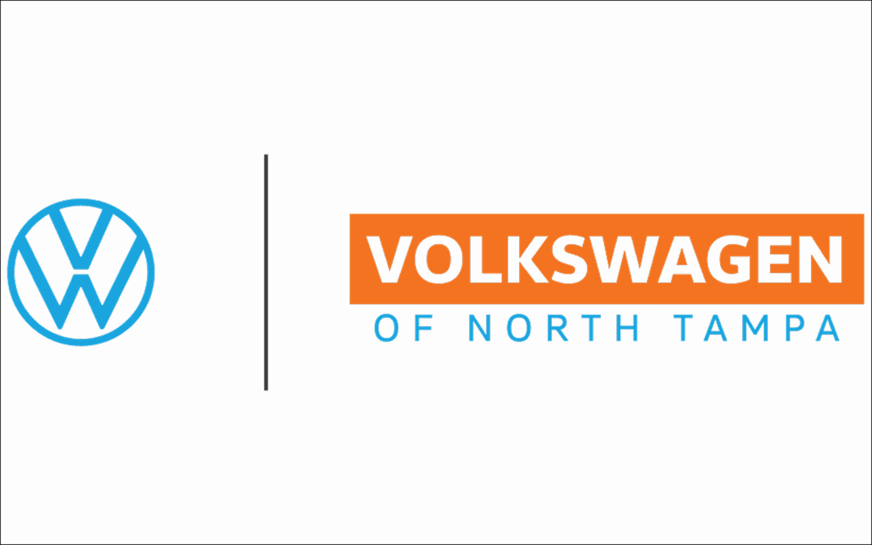 Volkswagen of North Tampa logo design.