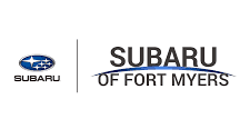 Logo of Subaru of Fort Myers with the Subaru emblem and text.